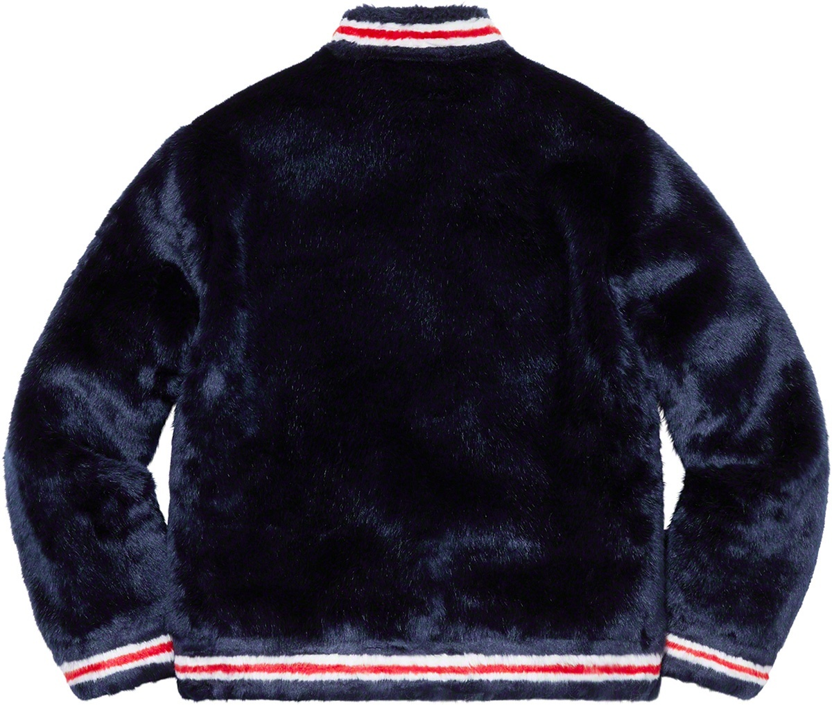 Faux Fur Varsity Jacket view 12